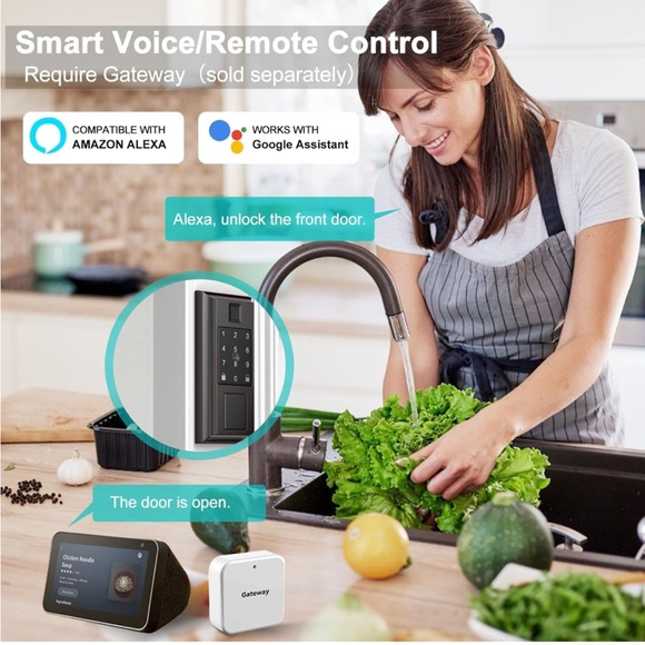 Narpult Smart Door Lock. Keyless Entry Deadbolt& Handle Fingerprint Electronic! - Picture 4 of 8